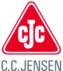 Logo for CC Jensen, sponsor for Sydfyns Morskabsteater 2025